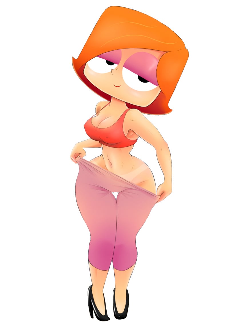 big_breasts debbie_turnbull debs_turnbull female_only robotboy tanline thick thick_hips