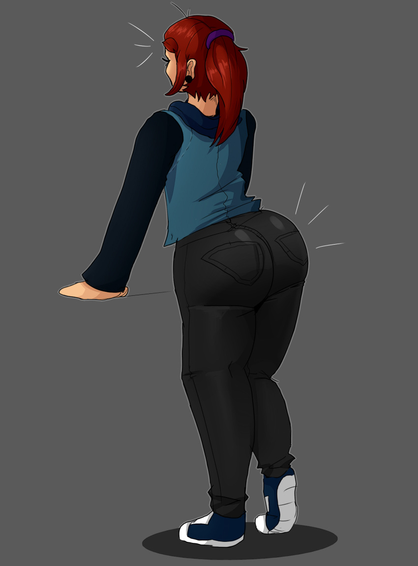 1girls annie_(vel_ge) big_ass female oc original_character red_hair tagme vel_ge