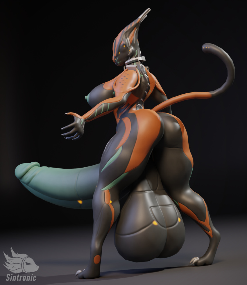 1futa 3_toes 3d 5_fingers ass balls big_balls big_butt big_penis breasts collar feet fingers futa_only futanari genitals grey_body gynomorph hi_res huge_balls huge_butt huge_cock humanoid humanoid_genitalia humanoid_penis hyper hyper_balls hyper_genitalia hyper_penis intersex looking_at_viewer looking_back nails orange_body penis rear_view sintronic solo tail thick_thighs toes valkyr_(warframe) warframe