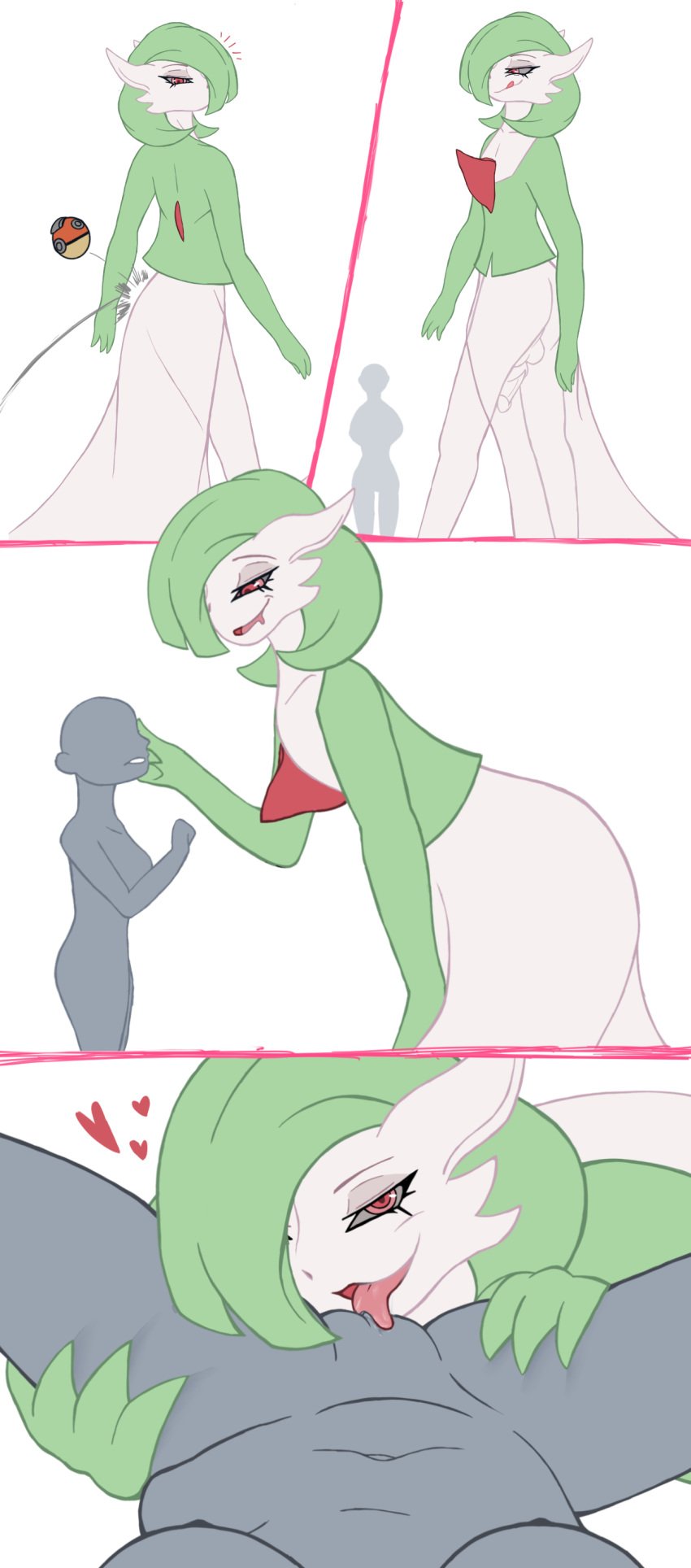 1boy 1girls absurd_res anon anonymous anonymous_character anonymous_female ass balls bodily_fluids breasts cunnilingus dominant dominant_humanoid dominant_male duo faceless_character faceless_female female female_pov first_person_view gardevoir generation_3_pokemon genitals hand_on_chin hand_on_leg hand_on_thigh hi_res human humanoid interspecies larger_male leg_grab looking_at_viewer male male/female male_gardevoir mammal multiple_images nightrose_desires nintendo not_furry nude oral penis pokémon_(species) pokeball pokemon pokemon_(species) pokephilia pussy red_eyes saliva saliva_on_tongue self_insert sex silhouetted_genitals size_difference smaller_female smug smug_face spread_legs spreading submissive submissive_female submissive_human thigh_grab vaginal_penetration white_body white_penis y/n