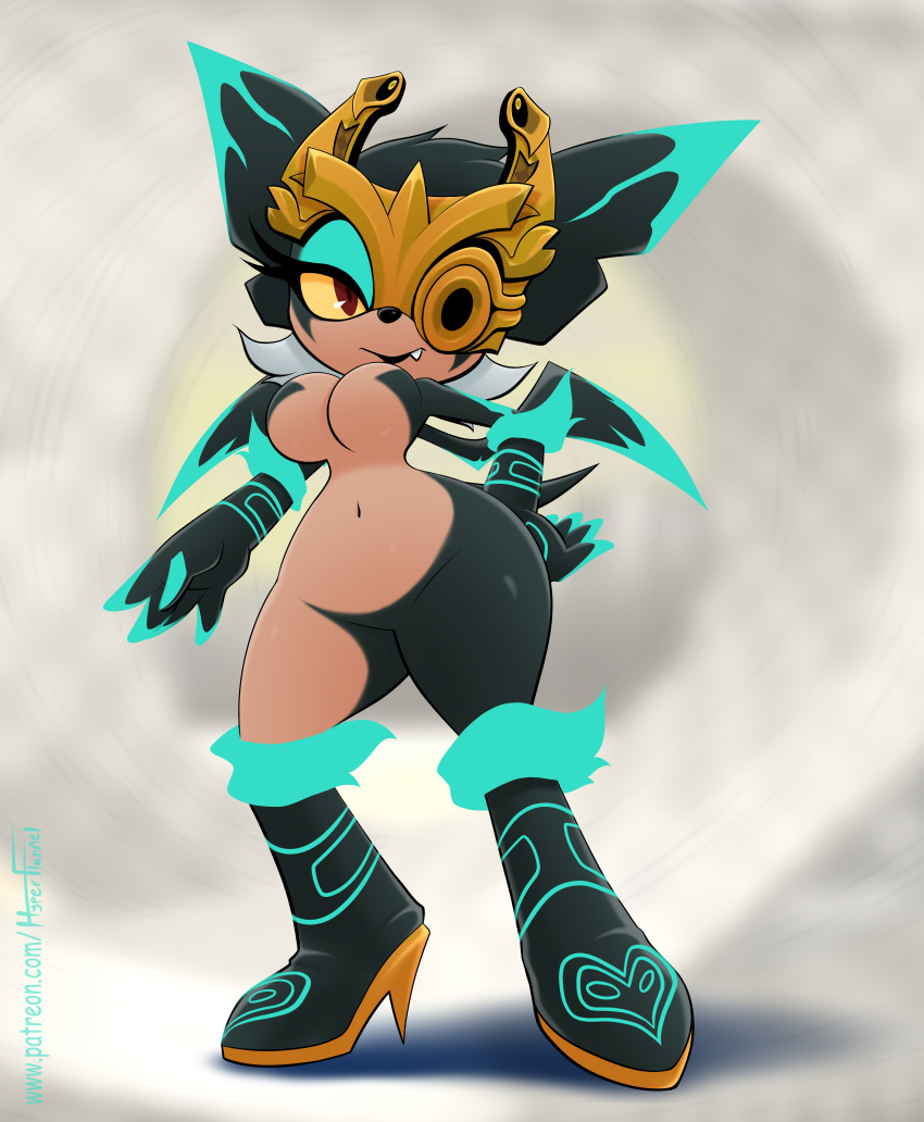 1girls anthro bat big_breasts cleavage elbow_gloves eyeshadow fangs female female_only furry fusion hourglass_figure hyperflannel imp imp_midna knee_boots knee_high_boots mashup midna midna_(cosplay) midriff nintendo rouge_the_bat sega shortstack solo sonic_(series) sonic_the_hedgehog_(series) the_legend_of_zelda the_legend_of_zelda:_twilight_princess thick_thighs twilight_princess wide_hips