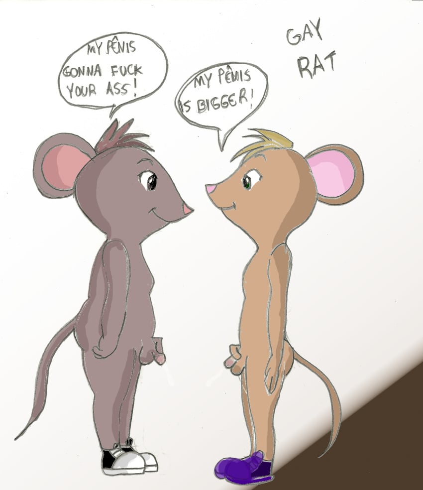 a.z. angelina_ballerina anthro gay_rat male_only marco marco_(angelina_ballerina) tagme