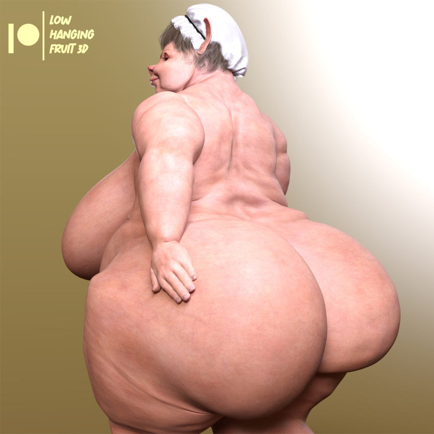 1girls 3d ass bbw big_ass big_breasts breasts butt_focus chubby chubby_anthro chubby_female daz3d daz_studio domestic_pig female granny hips hyper_breasts large_ass large_breasts looking_at_viewer lowhangingfruit3d_(artist) mature_female nude nude_female obese original_character overweight overweight_anthro overweight_female pig pink_skin solo solo_focus suina thick_ass thick_legs thick_thighs thighs wide_hips