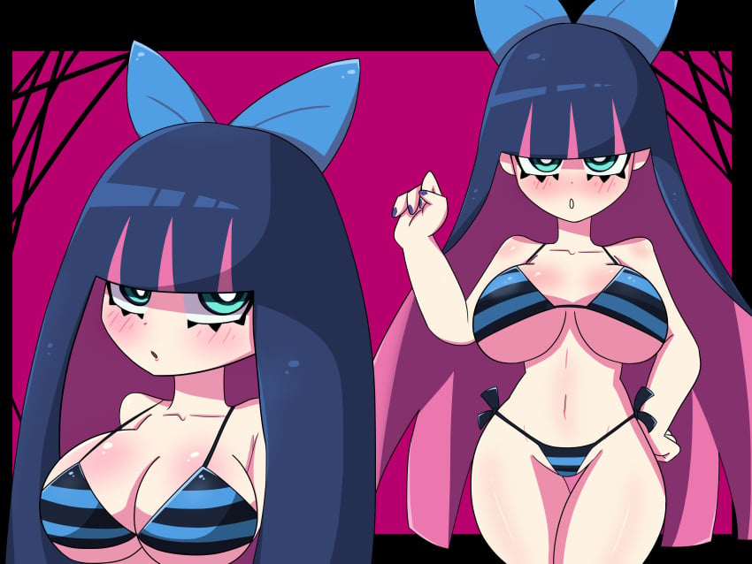 bikini bra panty_&_stocking_with_garterbelt r_bismut rbismut stocking_anarchy tagme