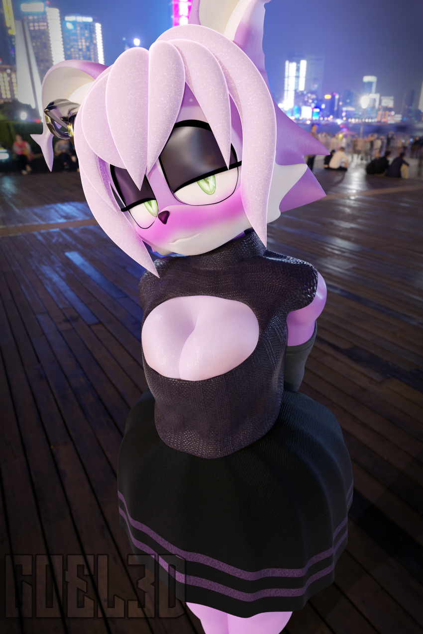 3d absurd_res coel3d fan_character felid feline female first_person_view hi_res lynx mammal sega solo sonic_(series) sonic_the_hedgehog_(series) uva_(coel3d)