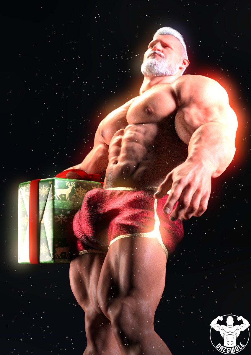 abs biceps big_penis bulge christmas_outfit dazswole gay huge_cock male male_focus male_only muscle muscles muscular muscular_arms muscular_back muscular_legs muscular_male muscular_thighs nipples pecs santa_claus veins veiny_penis