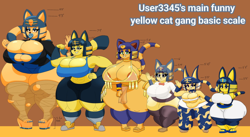 2023 ankha_devine_(user3345) ankha_kennedy_(user3345) ankha_prime_(user3345) ankha_reinhart_(user3345) ankha_simpson_(user3345) ankha_thompson_(user3345) big_breasts breasts female tagme user3345