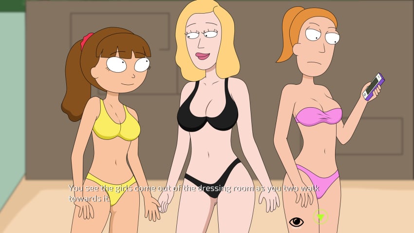 bathing beth_smith female_only ferdafs incest morticia_smith mother_and_daughter rick_and_morty rick_and_morty:_a_way_back_home summer_smith