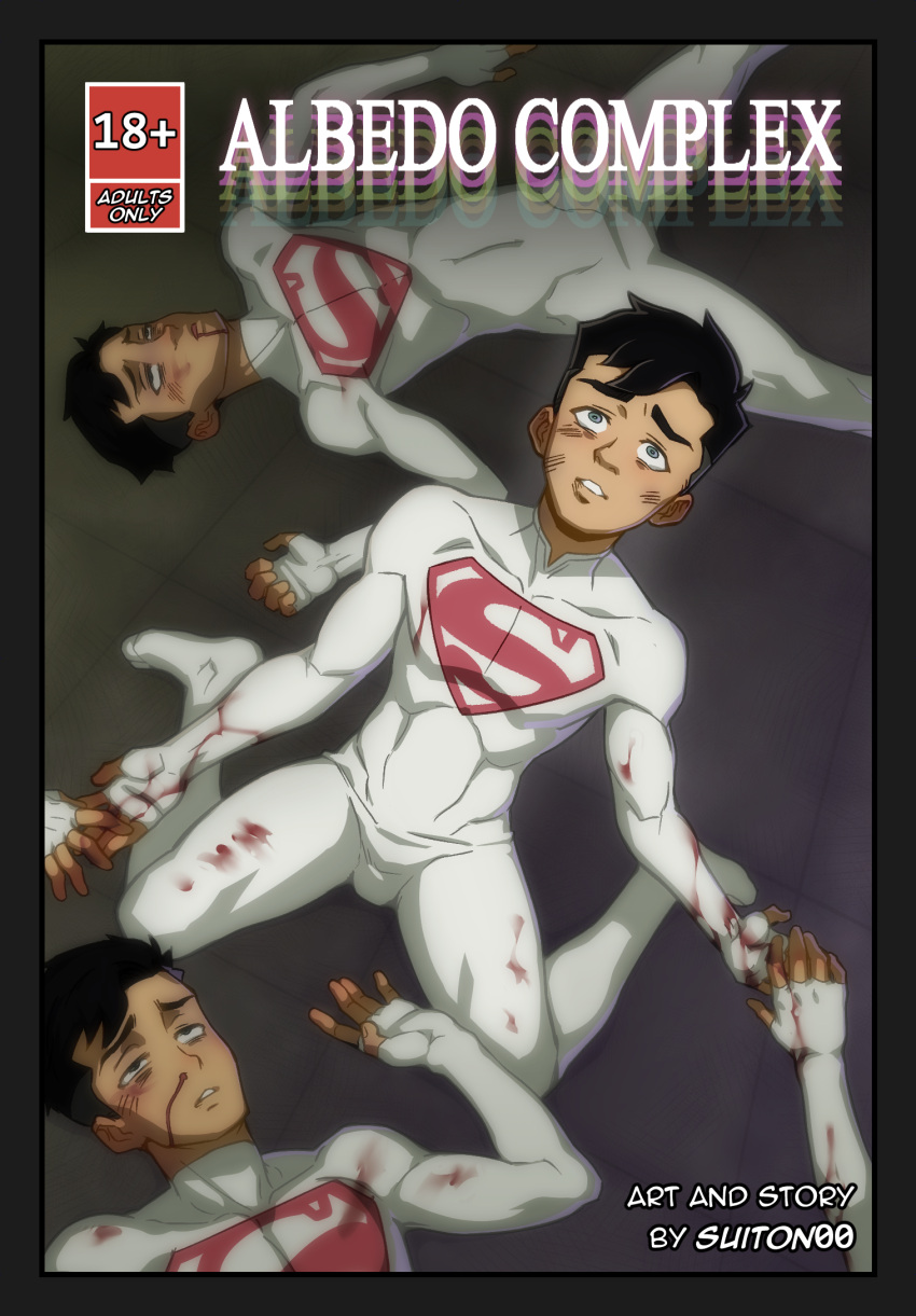 clone clones comic comic_cover conner_kent dc_comics dcamu dcuaom male_only reign_of_the_supermen suiton superboy superboy_(dcamu) superman_(series)