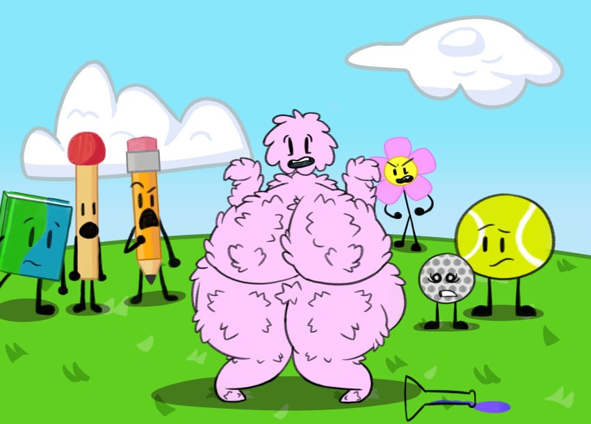 accidental_expansion anthro ass_bigger_than_head ass_bigger_than_torso battle_for_dream_island bfdi big_ass big_breasts book_(bfdi) breasts expansion female flower_(bfdi) golf_ball_(bfdi) lewdyoshyboy match_(bfdi) mob_face no_context object_shows pencil_(bfdi) potion puffball_(bfdi) tagme tennis_ball_(bfdi) thick_thighs