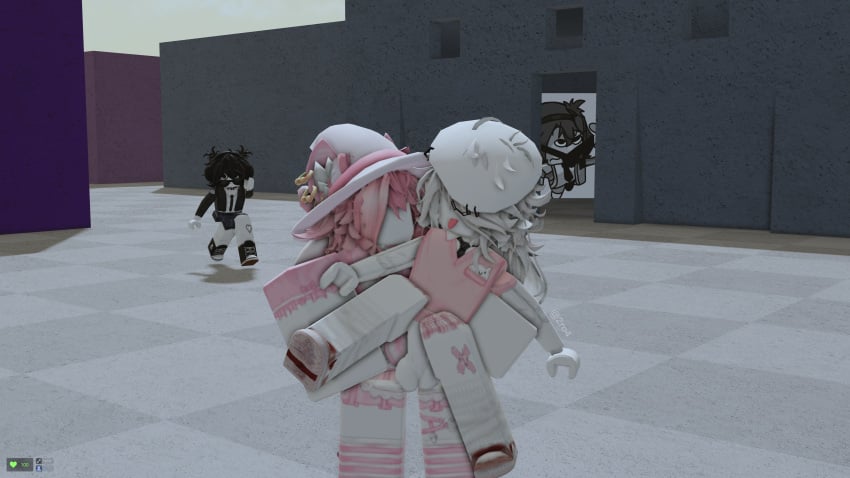 1boy 1girls 2ro4 3d background_character balls carrying_partner duo_focus emi_fanshi evade game_ui nextbot nfdhrnhdexwfygcbeqcn no_vagina outside penis public roblox roblox_avatar roblox_game robloxian sex tagme white_skin