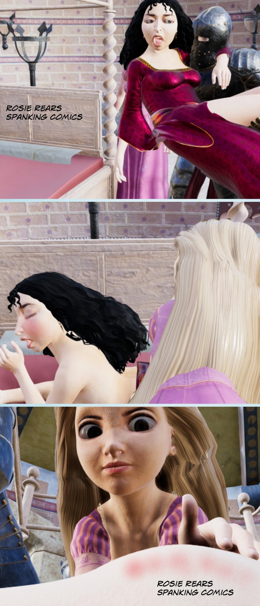 disney disney_princess disney_spanking disney_villains fairytale gothel lady_gothel mother_gothel rapunzel revenge spanking spanking_fetish tangled