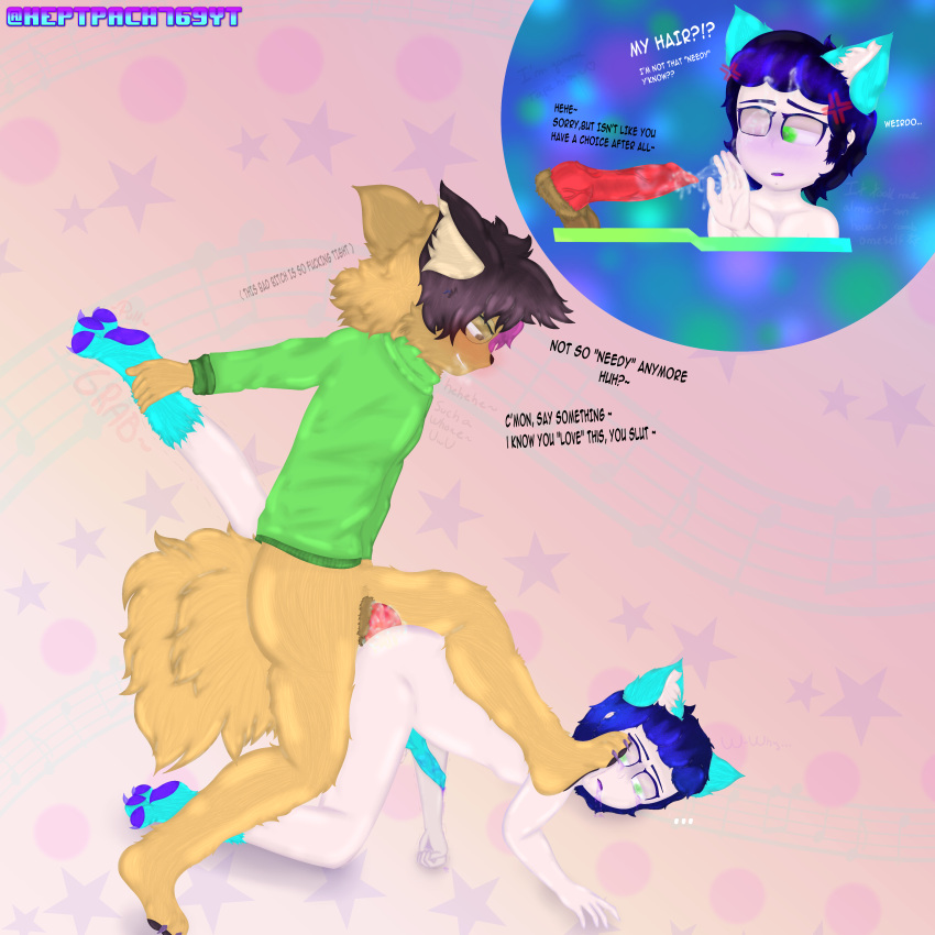 absurd_res age_difference ageplay anthro bodily_fluids canid canid_demon canine canis crying cum cum_on_face demon demon_humanoid demonic domestic_cat duo felid feline felis feral force_feeding forced forced_orgasm genital_fluids hellhound hi_res human humanoid hybrid keptpack769 knot male male/male mammal orgasm penetration questionable_consent rape rape_face rape_play tears young younger_anthro younger_human younger_male younger_penetrated