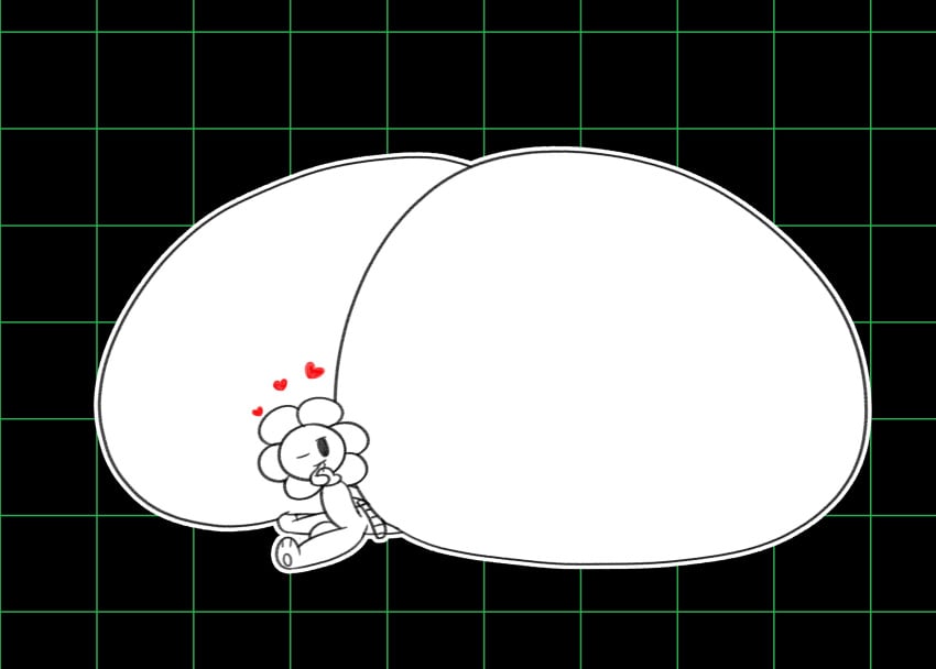 2d ass_built_separately big_ass bubble_butt flowey_the_flower flowey_with_nothing_else_but_a_massive_ass huge_ass hyper_ass hyper_butt lewdyoshyboy meat_wall_(body_type) no_color scrade tagme undertale undertale_(series)