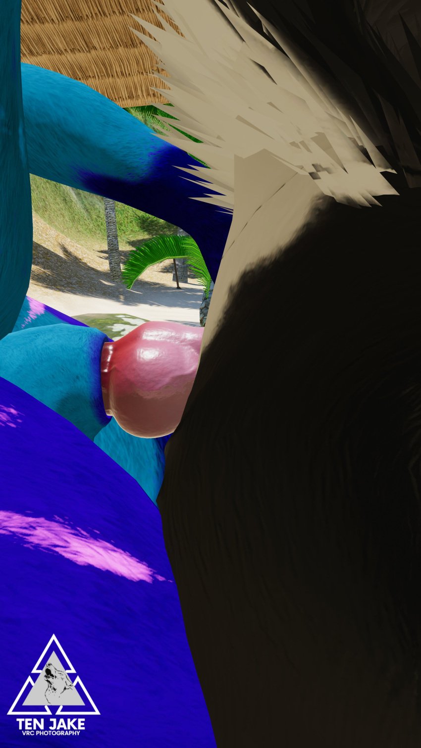 3d anal anal_penetration anal_sex animal_genitalia animal_genitals anthro anthro_only canid canine canine_genitalia canine_genitals canine_penis erect erect_penis erection fur furry furry_only knot male male_only penis pink_penis rexouium tagme ten_jake twitter url vr_media vrchat vrchat_avatar wolf