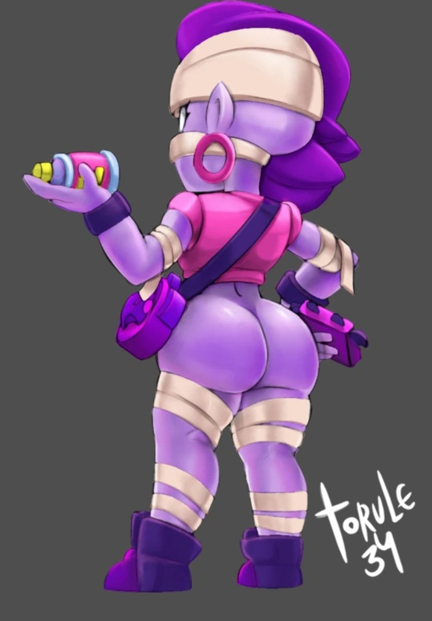 1girl big_ass brawl_stars emz_(brawl_stars) huge_ass torule34