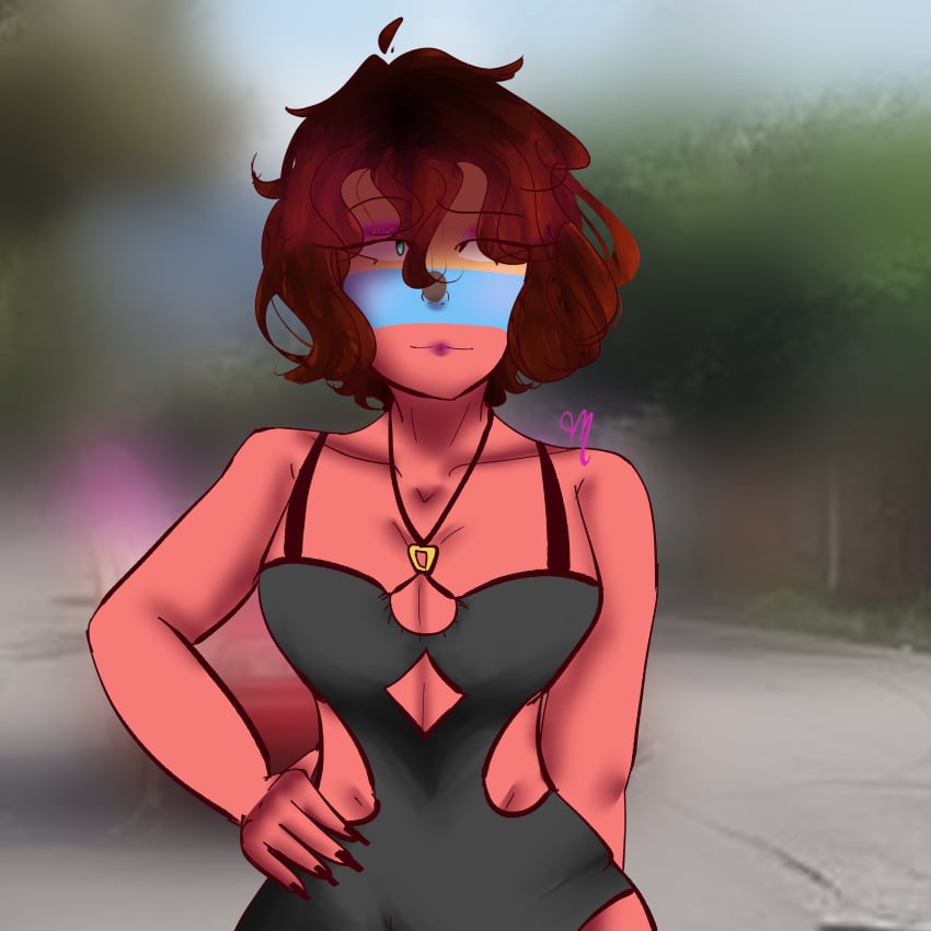 1girls clothing countryhumans countryhumans_girl ecuador_(countryhumans) female female_only medium_breasts