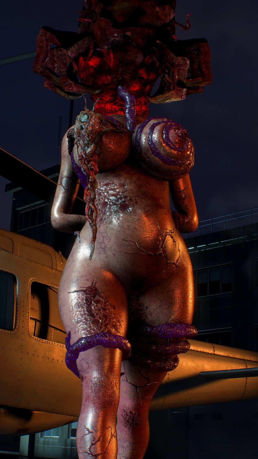 3d big_breasts breasts capcom corruption female female_only genitals giving_birth head_parasite host huge_breasts human mod monster monster_girl ne-α_type nightmare_waifu nipples nude nude_female parasite pregnant pregnant_female pubes pussy resident_evil resident_evil_3 resident_evil_3_remake screencap tentacle thick_thighs trypophobia veins