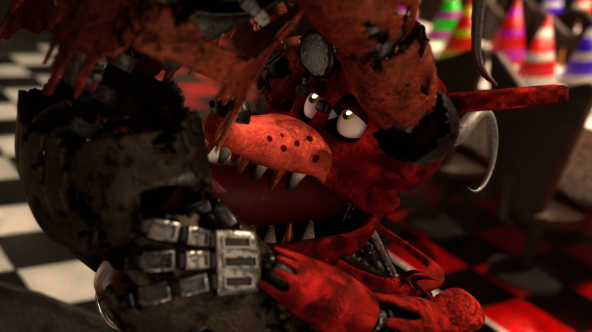 16:9 2023 3d 3d_(artwork) animatronic canid canine digital_media_(artwork) duo exposed_endoskeleton fellatio fingers five_nights_at_freddy's five_nights_at_freddy's_4 fox foxy_(fnaf) gay hi_res hook hook_hand humanoid machine male male/male mammal nightmare_foxy oral oral_penetration penetration penile robot scottgames sex sharp_teeth teeth video_games widescreen