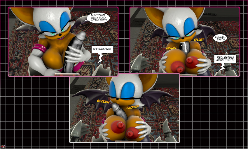 3d big_breasts big_cock big_penis comic_page e-123_omega grey-yordle holding_penis horny huge_breasts kissing_penis male_pov metallic_penis paizuri pleasured pov pov_eye_contact robot_penis rouge_the_bat sega sonic_(series) sonic_heroes sonic_the_hedgehog_(series) stroking_penis titjob