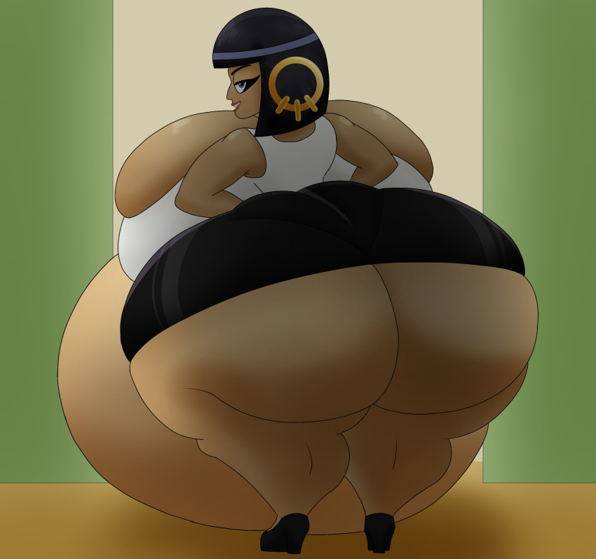 big_ass big_breasts breasts bubble_butt cleopatra cleopatra_smith huge_ass hyper_pregnancy pregnant tagme user3345