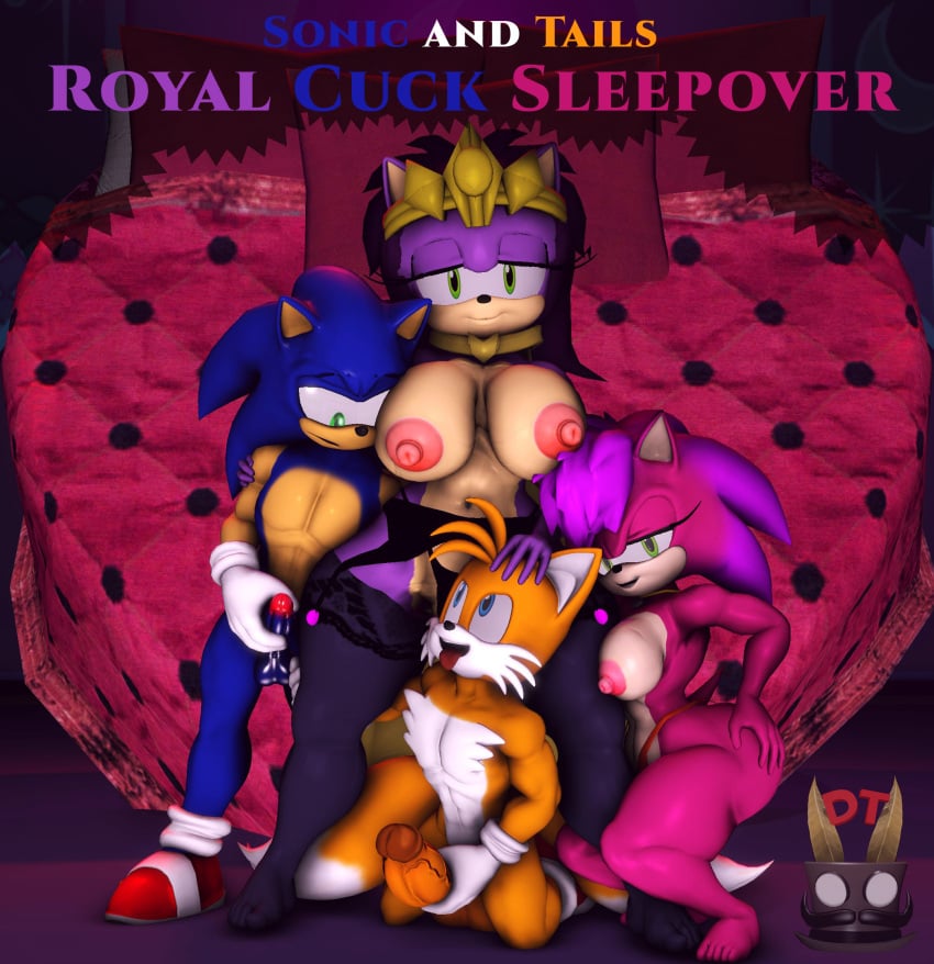 2boys 2girls 3d 3d_(artwork) areolae bed best_friends big_ass big_breasts big_penis breasts brother_and_sister cucked_by_friend cuckold devilstophat dialogue english_text exposed_torso female footwear fox furry furry_only handwear hedgehog incest male male/female milf mother mother_and_child motherly_cuckold nipples penis_size_difference queen_aleena sega small_breasts small_penis sonia_the_hedgehog sonic_(series) sonic_the_hedgehog sonic_the_hedgehog_(series) sonic_underground source_filmmaker tails tails_the_fox veiny_penis