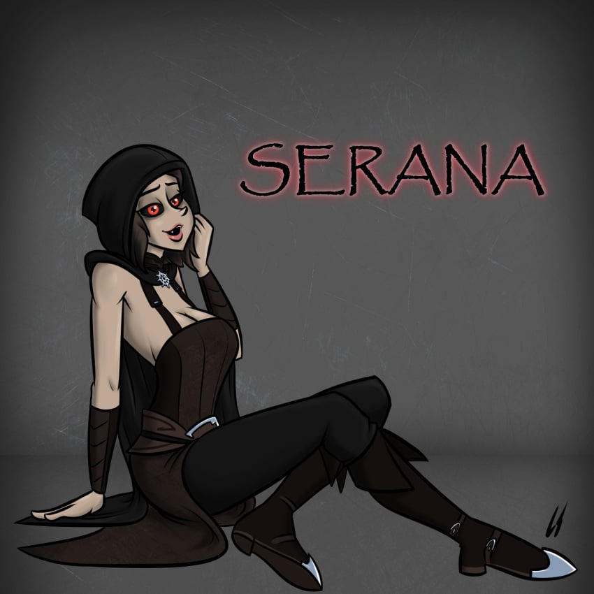 bethesda_softworks character_name lord_sarloc serana skyrim stripgame the_elder_scrolls vampire