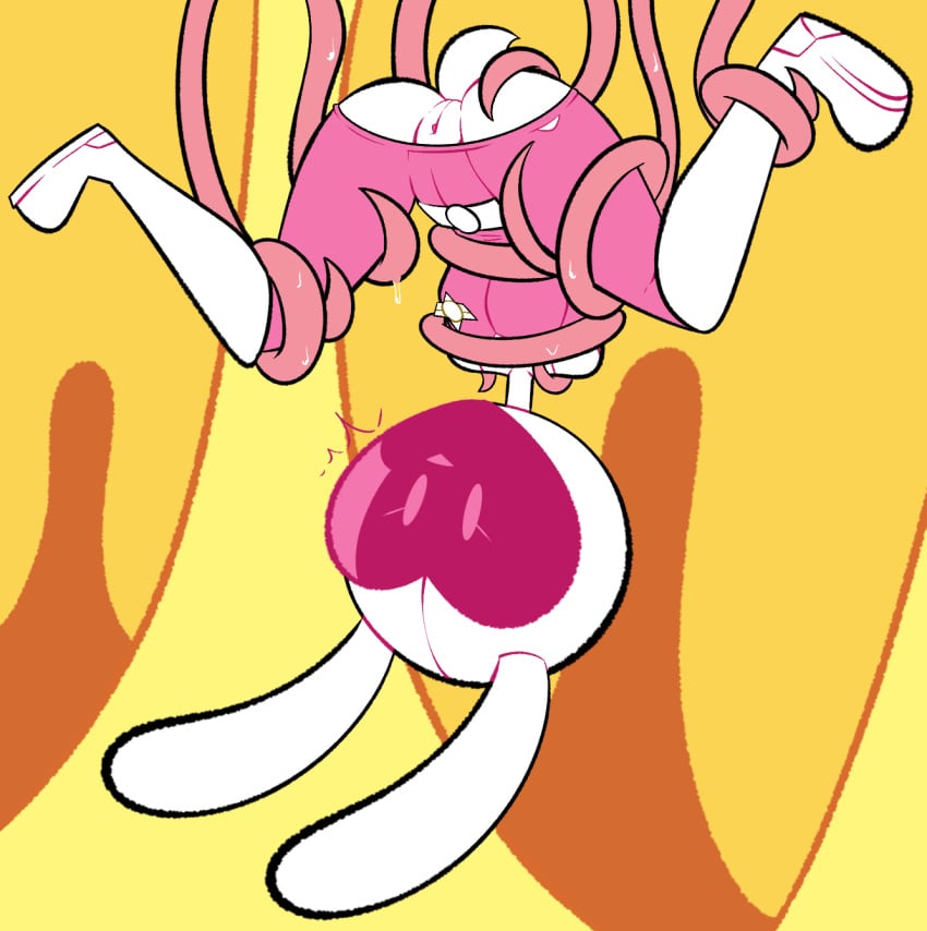 anthro bunny bunny_girl fatalafterdark miscon pink pinku_(miscon) rabbit spread_legs tentacle