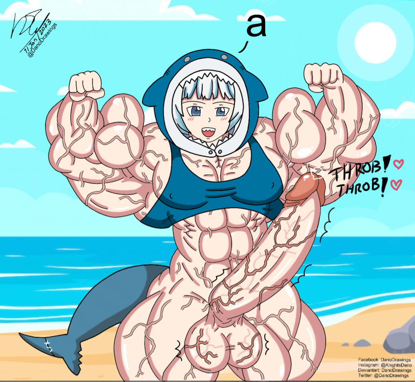 1futa balls boner bottomless bottomless_futanari clothed clothing danodrawings erect_penis erection futa_only futanari gawr_gura hololive hololive_english huge_balls huge_cock huge_testicles hyper_muscles leaking_precum light-skinned_futanari light_skin muscle_growth muscle_tone muscles muscular_futanari partially_clothed penis precum precum_bubble precum_on_penis self_upload solo standing throbbing_penis trembling_penis twitching_penis virtual_youtuber