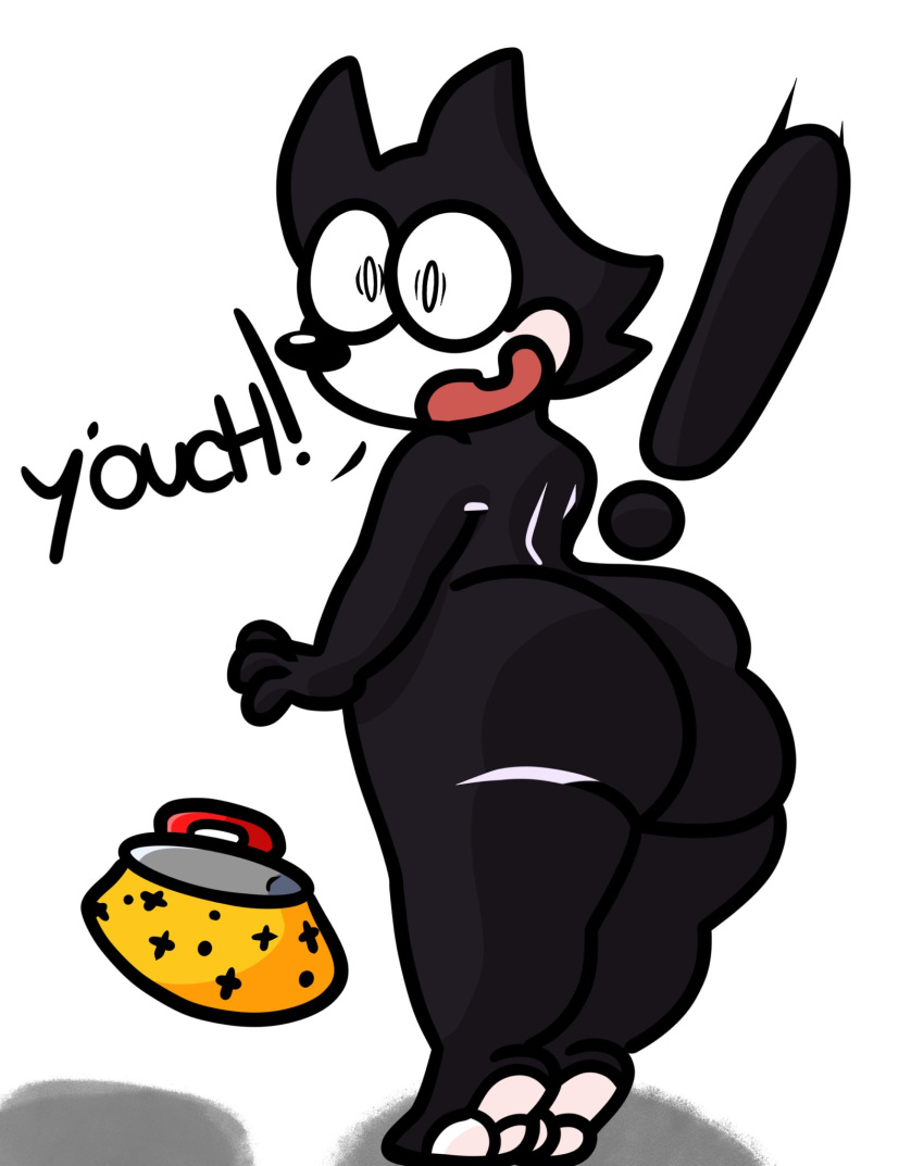 big_ass bubble_butt dreamworks english_text exclamation_point felix_the_cat felix_the_cat_(series) huge_ass lewdewott tagme universal_studios