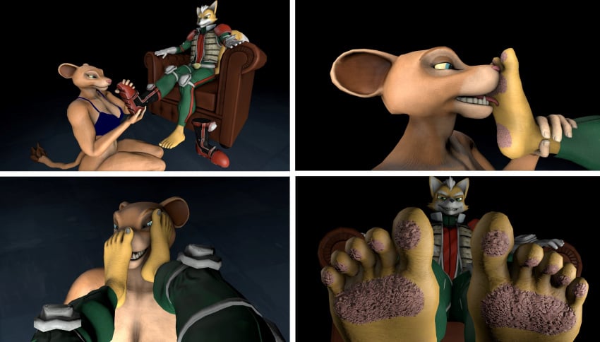 5_toes anthro armor armored_boots boot boots crossover disney dominant domination feet feet_in_face feline fetish foot_fetish foot_in_face foot_lick fox fox_mccloud licking lion lion_king lioness male_domination nala nintendo pilot sfm sitting_on_chair slavegirl smell sniffing sniffing_feet star_fox take_off toes tongue vulpine worship worshiping