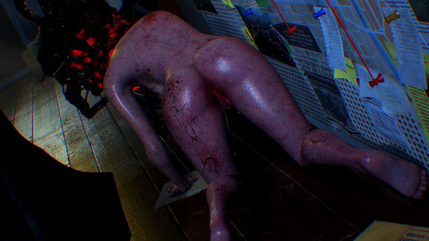 3d anus ass big_ass big_butt breasts capcom corruption female female_only head_parasite host huge_breasts human mod monster monster_girl ne-α_type nightmare_fuel nightmare_waifu nipples nude nude_female parasite resident_evil resident_evil_3 resident_evil_3_remake screencap tentacle thick_thighs veins