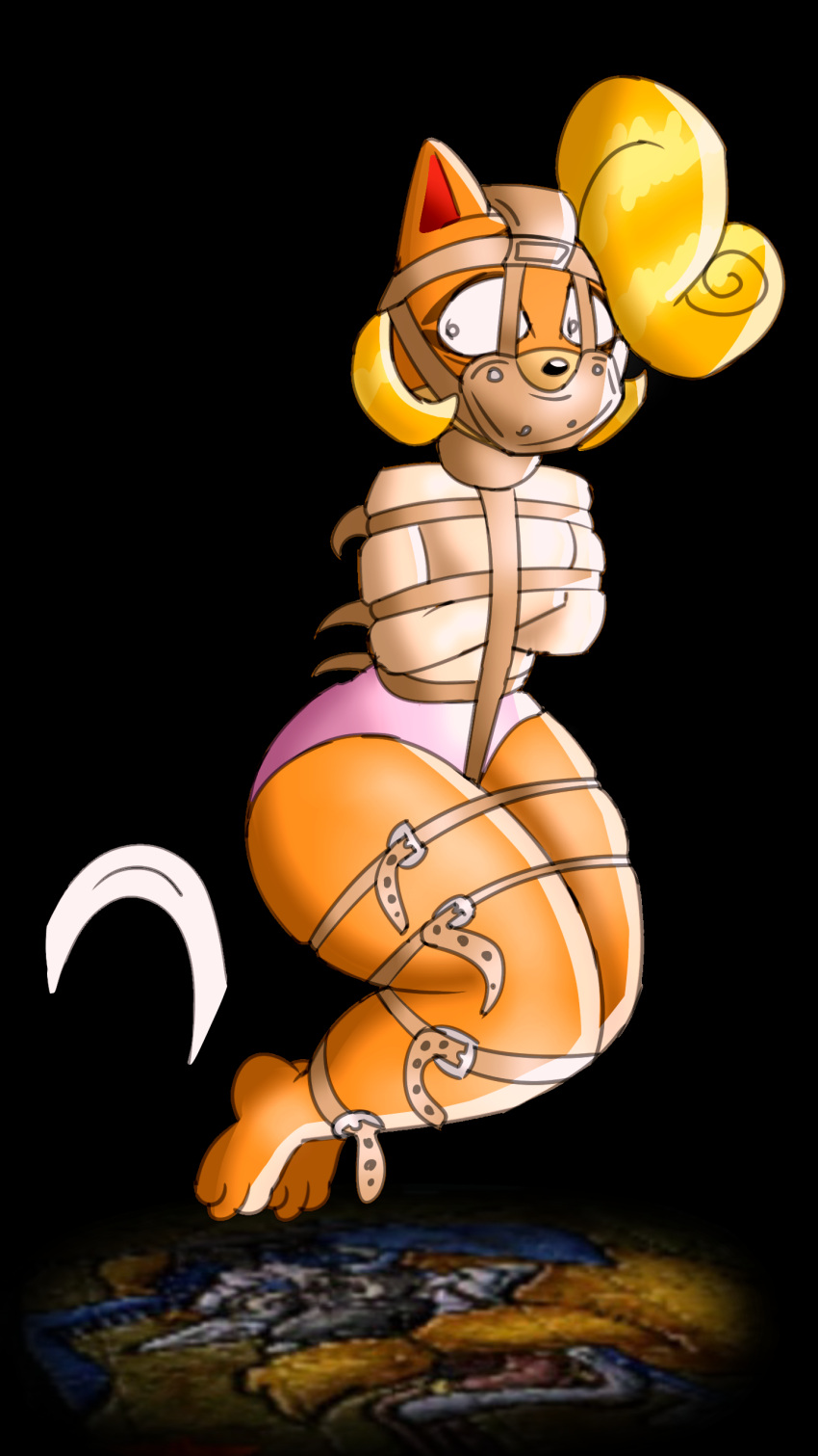 1girls big_hips big_thighs blonde_female blonde_hair blonde_hair_female bondage bottom_heavy bound captured captured_heroine coco_bandicoot crash_(series) crash_bandicoot_(series) curvy curvy_body curvy_female curvy_figure curvy_hips distressed escape female female_only flat_chest flat_chested furry_only gag gagged hips hopping jumping leather_straps lolguyboy looking_to_the_side muzzle_gag muzzled orange_body orange_fur orange_skin pink_panties restrained restrained_arms restrained_legs restrained_wrists solo solo_female solo_focus straitjacket strapped straps thick_hips thick_thighs thighs thighs_bigger_than_head thighs_bigger_than_torso tied tied_up wide_hips wide_thighs worried worried_expression worried_face worried_look