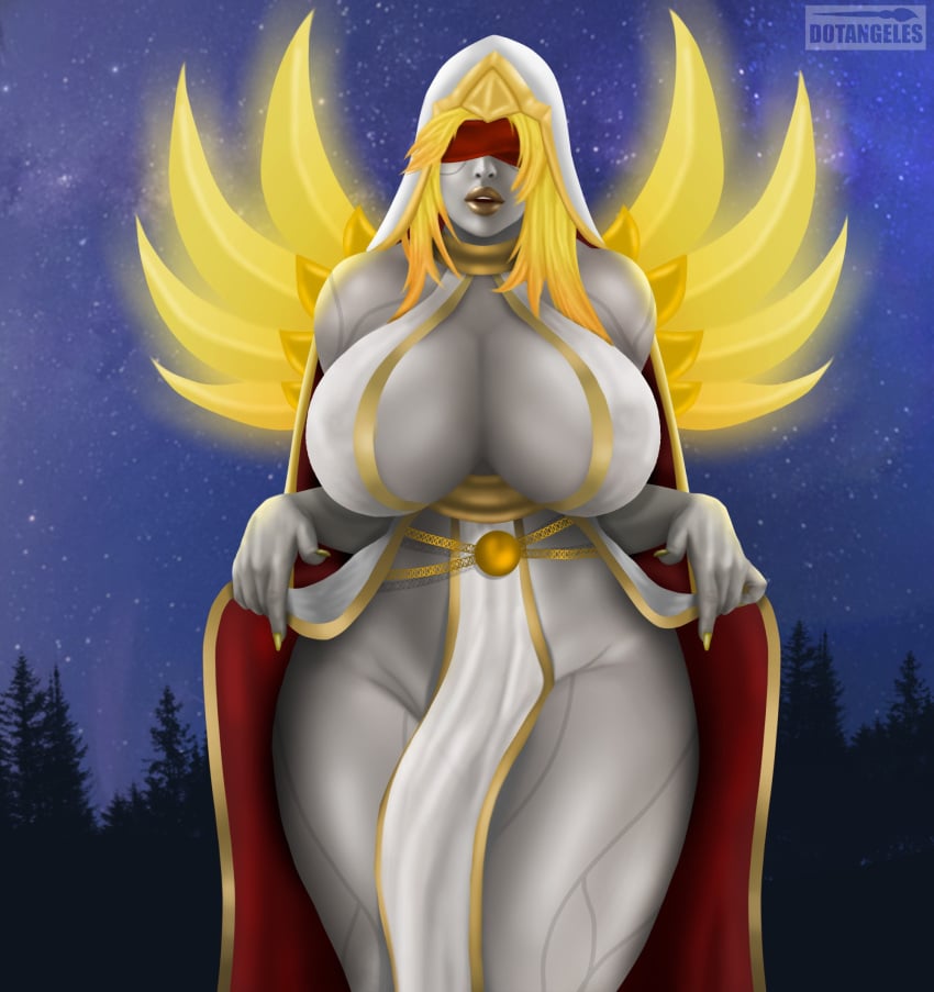 belly big_ass big_breasts big_butt blindfold dawnbreaker dota dota_2 dotangeles stars thick_thighs valora_the_dawnbreaker