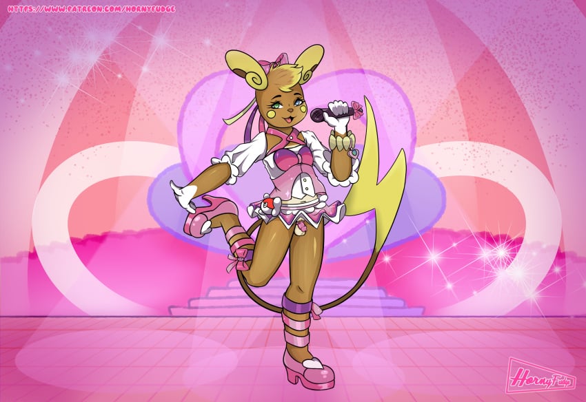 alolan_form alolan_raichu anthro chastity chastity_device commission_art femboy femboy_only full_body furry furry_ears furry_male furry_only furry_tail heterochromia hornyfudge idol nintendo pokemon pokemon_(species) pokemon_only pokemon_oras public public_exposure public_nudity raichu regional_form_(pokémon) self_upload singing sissy small_penis solo stage stage_lights standing tail yellow_body