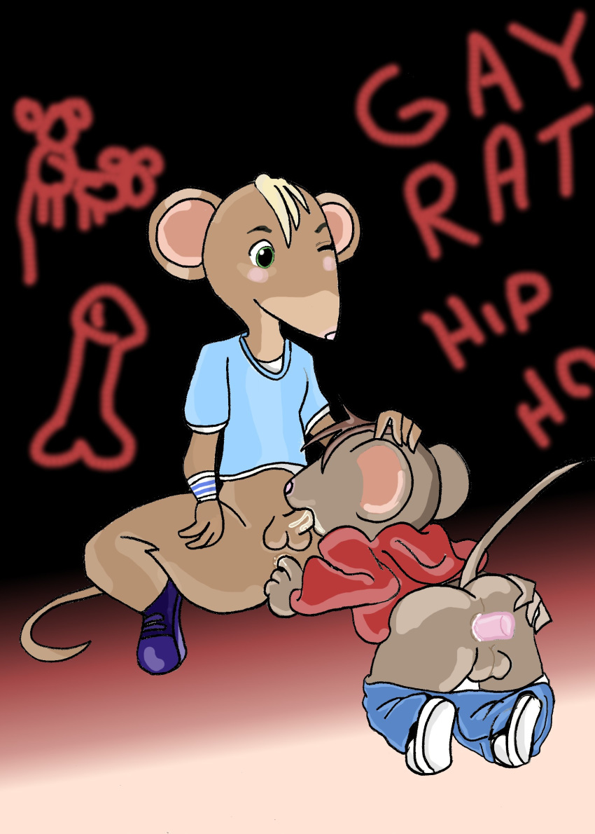 angelina_ballerina anthro gay_rat male male_only tagme