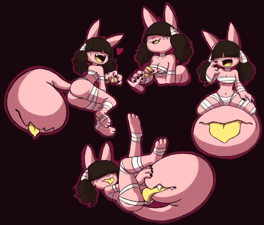 anthro diives fellatio female_only handjob heketa_(diives) lewdthealess pussy_licking xingzuo_temple