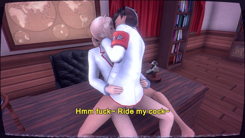 2boys bottomless bottomless_male dirty_talk english_subtitles gay joze_shiuba kissing kissing_while_penetrated male_only reiichi_tanaami self_upload skinny slutforbara yandere_simulator yandere_simulator_(1980s) yaoi