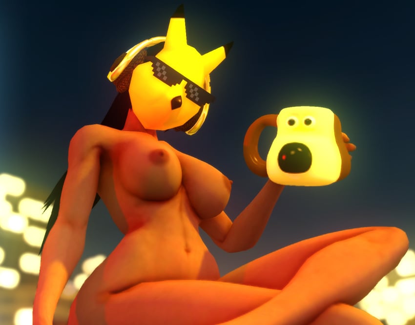 1girls 3d arsonist breasts city close-up criminal crossed_legs dark_skin female female_only garry's_mod gmod gromit_mug human human_female human_only keaton_mask legally legally_girl lmao looking_at_viewer mask masked_female naked nipples nude pinup pose pussy solo terrorist thighs