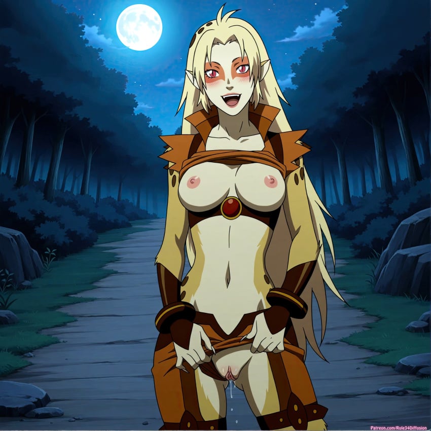 ai_generated blonde_hair cheetah cheetah_girl cheetara feline_humanoid female long_hair tagme thundercats thundercats_2011