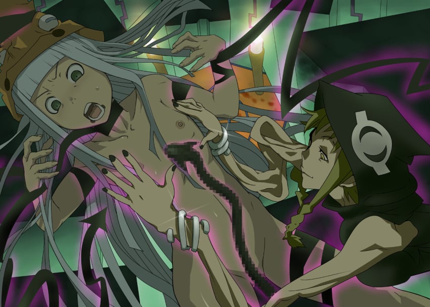 2girls eruka_frog female female_only medusa_gorgon multiple_girls rape soul_eater tagme