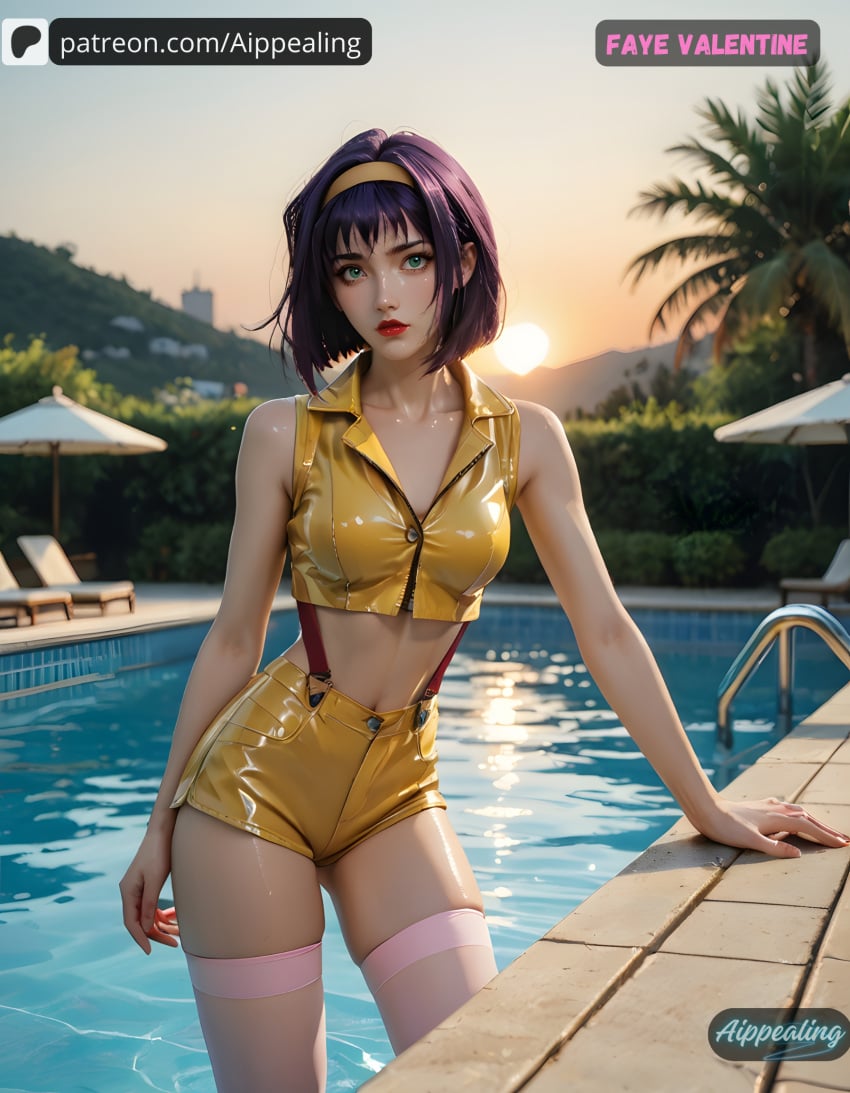 ai_generated aippealing anime big_breasts cowboy_bebop cute faye_valentine female hot sexy