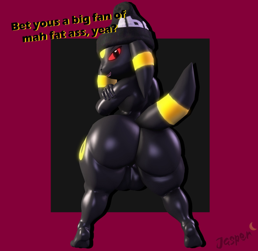 big_ass bubble_ass bubble_butt eeveelution femboy femboy_only furry girly huge_ass jack_(jasperisnotcool) jasperisnotcool male male_only pokémon_(species) pokemon tagme thick_thighs umbreon wide_hips