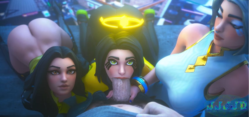 1boy 1male 3d 3d_(artwork) 3girls ark_(fortnite) ass ass_up big_breasts big_penis black_hair blowjob brown_eyes casual casual_exposure casual_nudity casual_sex clothed clothed_female clothed_sex clothes clothes_lift clothing clothing_lift d'ark_(fortnite) dark_hair deep_blowjob deepthroat eye_contact facepaint fellatio fortnite fortnite:_battle_royale foursome gigantic_penis green_eyes halo huge_breasts huge_cock jjjjd large_breasts large_penis laying_down leggings light-skinned_female light-skinned_male light_skin looking_at_partner looking_at_penis looking_at_viewer lying lying_down lying_on_stomach on_knees oral petite pov pov_eye_contact pubes pubes_in_mouth pubic_hair public public_exposure public_nudity public_sex public_use red_lipstick seductive_eyes seductive_mouth sex short_hair straight tight_clothes tight_clothing tight_fit tight_pants tights white_hair yellow_eyes yellow_jacket yellowjacket_(fortnite)