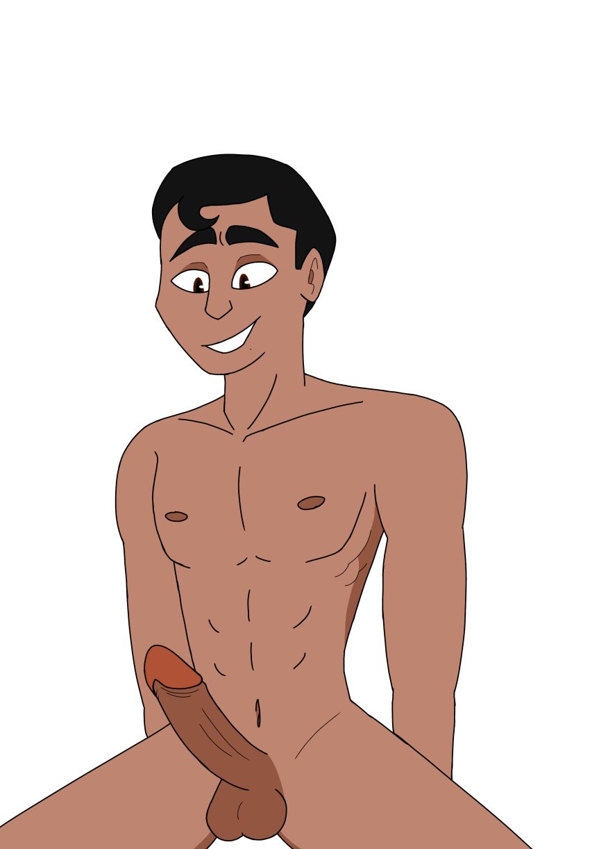 1boy 1male 2023 abs big_balls big_penis black_hair brown_eyes brown_penis color colored dark-skinned_male dark_body dark_hair dark_nipples dark_penis dark_skin digital_art digital_drawing_(artwork) digital_media digital_media_(artwork) erection feet_out_of_frame gay human humanoid ibispaintx irving_(iwbaal) iwbaal kneeling large_penis looking_at_penis looking_at_viewer looking_down looking_pleasured male male/male male_focus male_nipples male_only muscle muscles muscular muscular_arms muscular_male muscular_thighs no_pubic_hair no_sex oc original original_artwork original_character pecs penis retracted_foreskin short_hair smile smiley_face smiling solo solo_focus solo_male spread_legs transparent_background