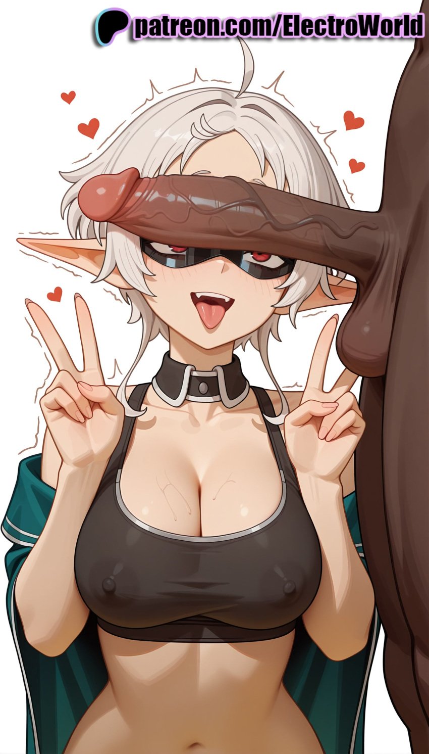 1girls 2025 ai_generated artist_name balls big_breasts big_chest breasts bust busty chest cleavage cock covered_nipples dick double_v electroworld eyepatch female heart heart-shaped_pupils hi_res high_quality high_resolution highres large_breasts mushoku_tensei mushoku_tensei:_isekai_ittara_honki_dasu navel one_eye_covered patreon patreon_username penis penis_awe penis_on_face stable_diffusion straight sylphiette_(mushoku_tensei) testicles tongue tongue_out transparent_background trembling twitching_penis uncensored v w watermark