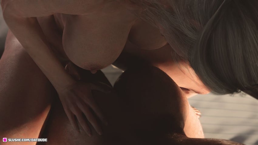 1futa 2023 2girls 3d cheek_scar ciri datdude face_scar fanart female futa_on_female futanari gray_hair grey_hair indoors large_breasts multiple_girls nude nude_female nude_futanari scar scar_on_cheek scar_on_face the_witcher_(series) triss_merigold white_hair