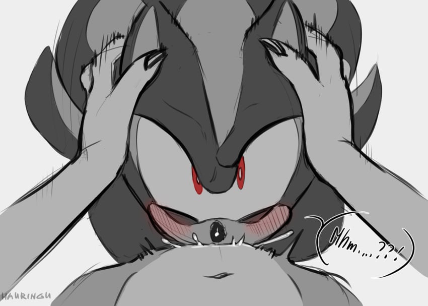 blowjob comic deepthroat gay hand_on_head hauringu male/male sega shadow_the_hedgehog sonadow sonic_(series) sonic_the_hedgehog sonic_the_hedgehog_(series) speech_bubble tagme yaoi