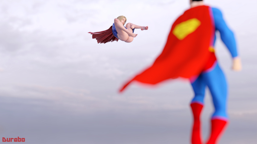 3d ass big_ass big_breasts blonde_hair blue_eyes breasts bubble_butt clark_kent curvy cute daz3d daz_studio dc dc_comics durabo injustice_2 kal-el kara_danvers kara_zor-el masturbation seductive supergirl supergirl_(injustice) superman superman_(series) thick_thighs