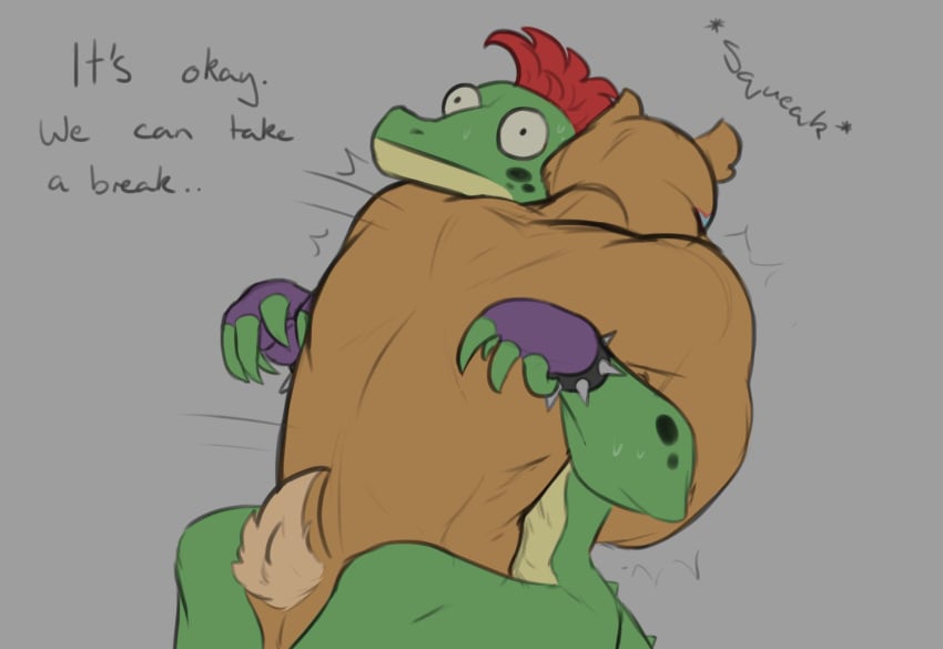 2022 2boys alligator alligatorid anal anal_sex anthro anthro_on_anthro anthro_penetrated anthro_penetrating anthro_penetrating_anthro anthrofied bara bear beastlyvixen body_fur bracelet brown_fur completely_nude completely_nude_male cotton_tail crocodile crocodilian crocodylid digital_drawing_(artwork) digital_media_(artwork) duo duo_focus english english_text fingerless_gloves five_nights_at_freddy's five_nights_at_freddy's:_security_breach fluffy_tail fronty furry furry_male furry_only gay gay_domination gay_male gay_sex glamrock_freddy_(fnaf) gloves green_body green_scales green_skin grey_background headgear_removed headwear_removed hug hugging interspecies legs_around_partner legs_around_waist legs_held_open legs_spread male male/male male_only male_penetrated male_penetrating mammal mammal_humanoid mohawk_(hairstyle) montgomery_gator_(fnaf) no_visible_genitalia nude nude_male orange_body orange_fur penetration penile_penetration red_hair reptile reptile_humanoid scales scalie scottgames short_tail spiked_bracelet spiked_tail spikes_(anatomy) steel_wool_studios text two_tone_body two_tone_fur two_tone_skin ursid ursid_humanoid